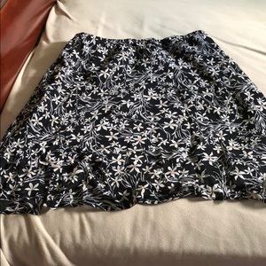 JM Collection Plus Size Flower Print Skirt